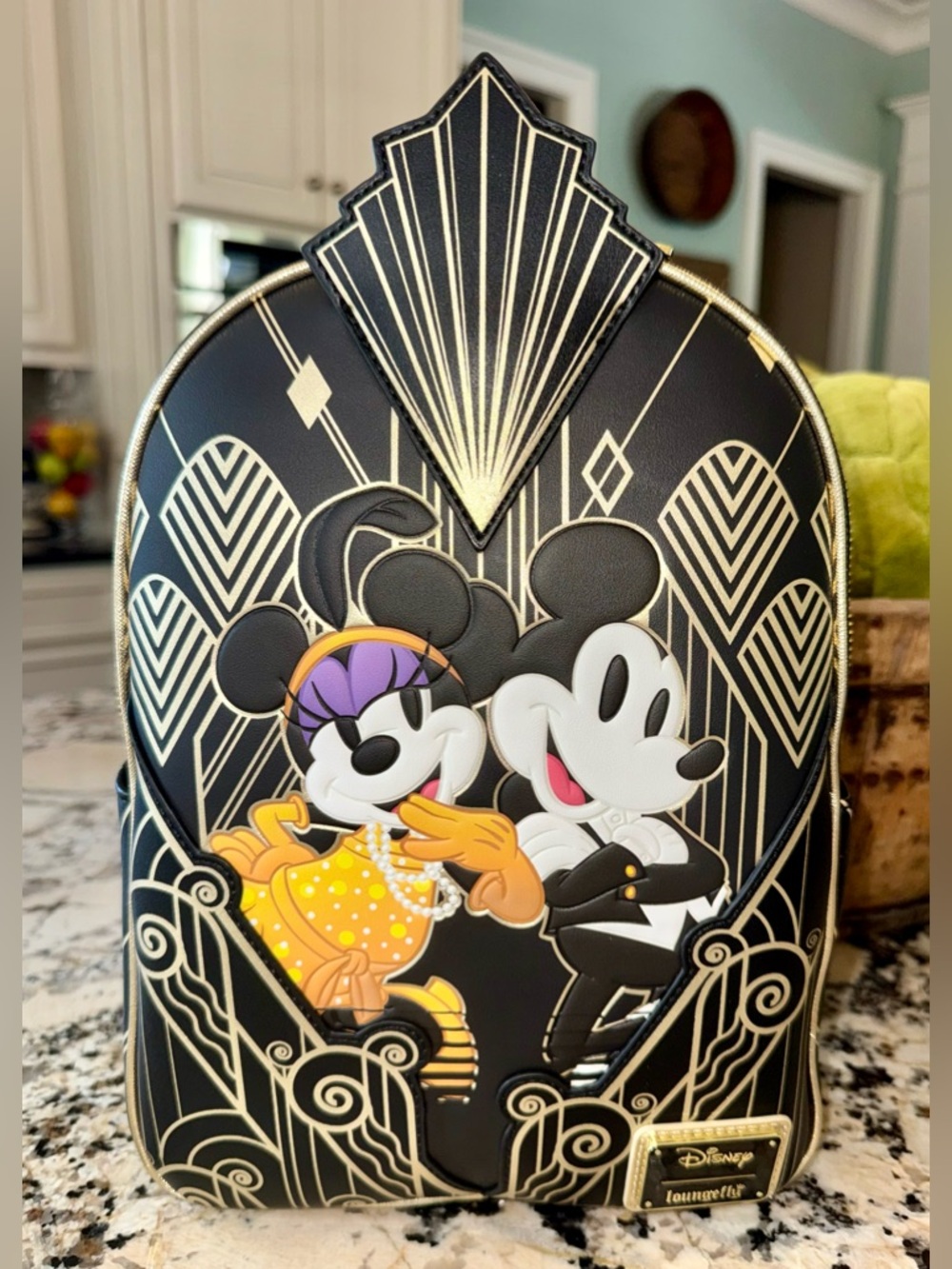 NWT Comic Spot Exclusive Great Gatsby Mickey & Minnie Loungefly Mini Backpack